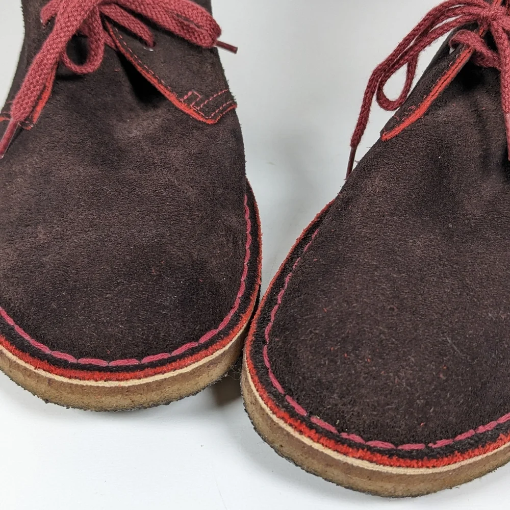 Original Clarks Desert Chukka boots mens 10.5 suede lace up hi top